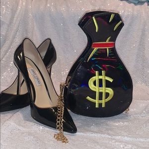 Black/Gold Money Purse